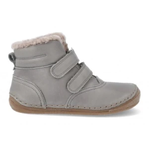 Buty ocieplane Froddo na rzepy zimowe (G2110113-4) szare