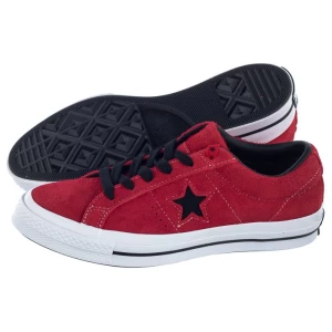 Buty One Star OX Enamel Red/Black/White 163246C (CO376-b) Converse