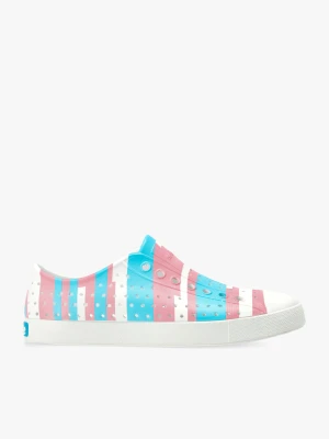 Buty outdoor damskie Native Jefferson Print - white/pastel stripes