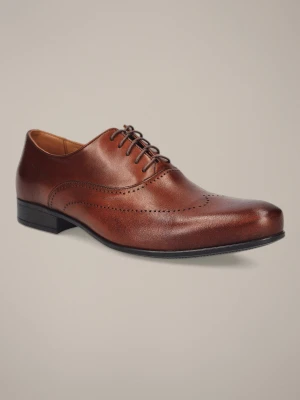 Buty Oxfordy Zayden Brązowe Lancerto