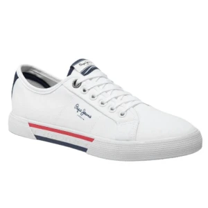 Buty Pepe Jeans Brady Basic M PMS30816 białe