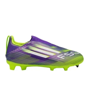 Buty piłkarskie adidas F50 League Ll FG/MG Jr JH7743 fioletowe