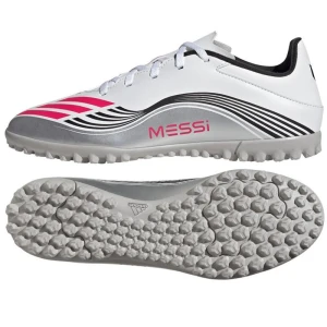 Buty piłkarskie adidas F50 Messi Club Tf JP7445 białe