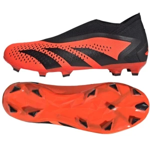 Buty piłkarskie adidas Predator Accuracy.3 Fg Ll M GW4595 pomarańczowe pomarańcze i czerwienie