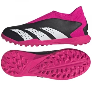 Buty piłkarskie adidas Predator Accuracy.3 Ll Tf Jr GW7092 czarne różowe