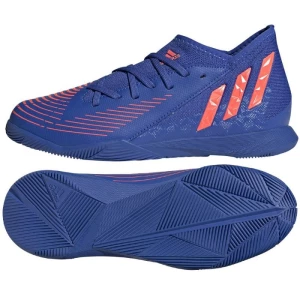 Buty piłkarskie adidas Predator Edge.3 In Jr GZ2892 niebieskie niebieskie