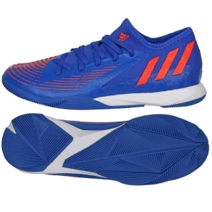Buty piłkarskie adidas Predator Edge.3 In M GX0016 niebieskie niebieskie