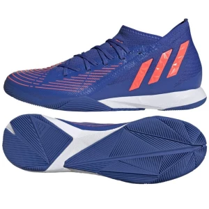 Buty piłkarskie adidas Predator Edge.3 In M GX0021 niebieskie niebieskie