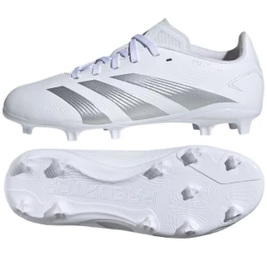 Buty piłkarskie adidas Predator League L Jr Fg IG7749 białe