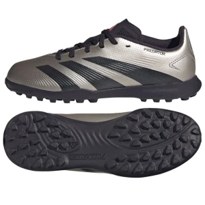 Buty piłkarskie adidas Predator League Tf IF6414 srebrny