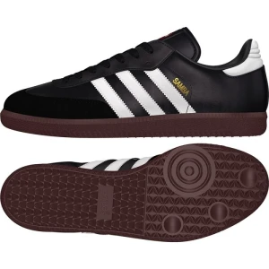 Buty piłkarskie adidas Samba In M 019000 czarne czarne