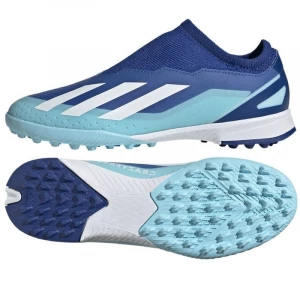 Buty piłkarskie adidas X Crazyfast.3 Ll Tf Jr IE1500 niebieskie