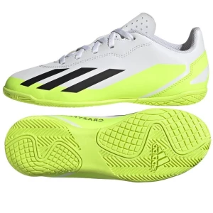 Buty piłkarskie adidas X Crazyfast.4 In Jr IE4065 białe białe
