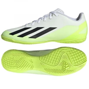 Buty piłkarskie adidas X Crazyfast.4 In M IE1586 białe białe