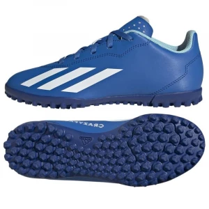 Buty piłkarskie adidas X Crazyfast.4 Tf Jr IE4067 niebieskie