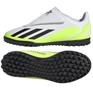 Buty piłkarskie adidas X Crazyfast.4 Vel Tf Jr IE4060 białe białe