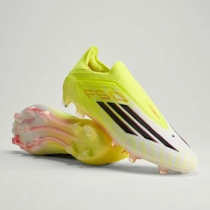 Buty piłkarskie bez sznurowadeł F50 Elite na twardą nawierzchnię Adidas