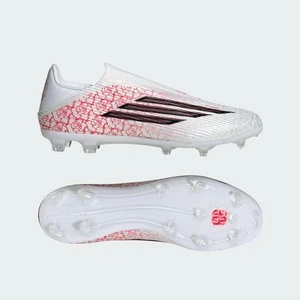 Buty piłkarskie bez sznurowadeł F50 LEAGUE LAMINE YAMAL Firm Ground / Multi Ground Adidas