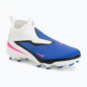 Zdjęcie produktu Buty piłkarskie dziecięce Nike Jr. Phantom 6 High Academy FG/MG racer blue/white/pink blast