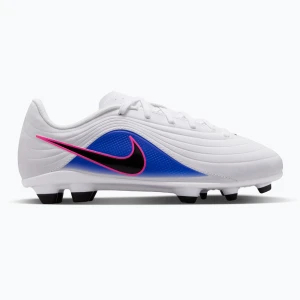 Buty piłkarskie dziecięce Nike Tiempo Maestro Club Jr FG/MG white/racer blue/pink blast/black