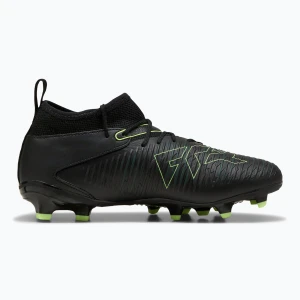 Buty piłkarskie dziecięce PUMA Future 8 Match FG/AG Jr puma black/fizzy light/green terrain