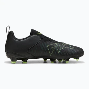 Buty piłkarskie dziecięce PUMA Future 8 Match LL FG/AG Jr puma black/fizzy light/green terrain