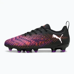 Buty piłkarskie dziecięce PUMA Future 8 Play FG/AG Jr puma black/puma white/glowing red