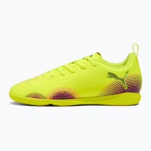 Buty piłkarskie dziecięce PUMA Future 8 Play It yellow alert/ puma black/ sun struck