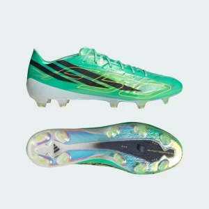 Buty piłkarskie F50 Hyperfast Evo na twardą nawierzchnię (FG) Adidas zielony