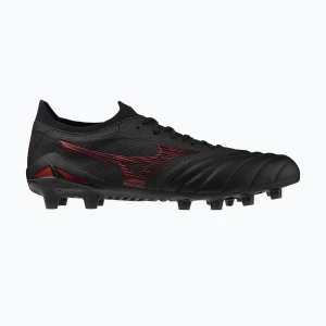 Buty piłkarskie męskie Mizuno Morelia Neo IV β Japan Md black/morelia 40th red/black
