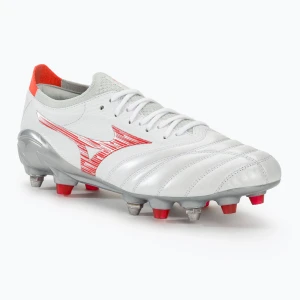 Buty piłkarskie męskie Mizuno Morelia Neo IV Β Japan Mix white/radiant red/hot coral
