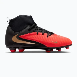 Buty piłkarskie męskie Nike Jr. Phantom 6 High Club bright crimson / bright crimson / black Czerwony