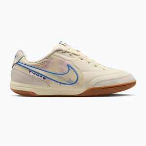 Buty piłkarskie męskie Nike Tiempo Streetgato PRM IC coconut milk/gum med brown/blue crystal