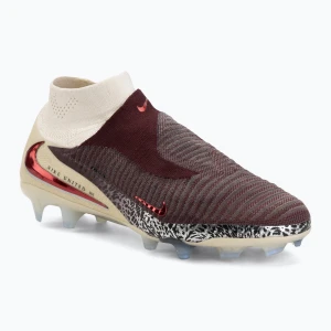 Buty piłkarskie męskie Nike United Phantom 6 High Elite FG burgundy crush/fossil/university red