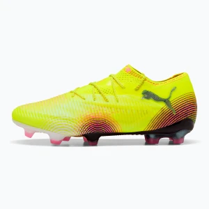 Buty piłkarskie męskie PUMA Future 8 Ultimate Low FG yellow alert/puma black/sun struck