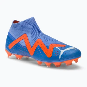 Buty piłkarskie męskie PUMA Future Match+ LL FG/AG blue glimmer/puma white/ultra orange