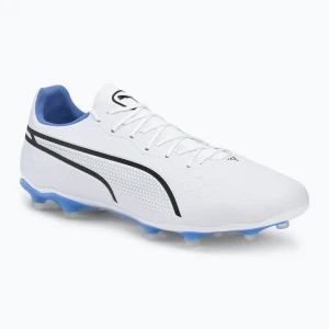 Buty piłkarskie męskie PUMA King Pro FG/AG puma white/black/blue glimmer/ultra orange