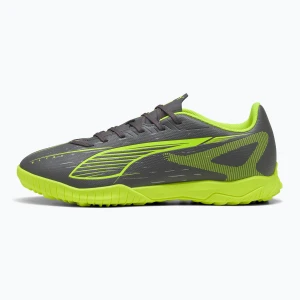 Buty piłkarskie męskie PUMA Ultra 5 Play TT matte aged silver/yellow alert/puma aged silver