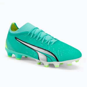 Buty piłkarskie męskie PUMA Ultra Match FG/AG electric peppermint/puma white/fast yellow