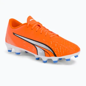 Buty piłkarskie męskie PUMA Ultra Play FG/AG ultra orange/puma white/blue glimmer