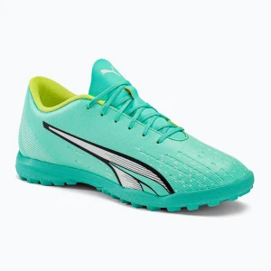 Buty piłkarskie męskie PUMA Ultra Play TT electric peppermint/puma white/fast yellow