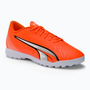 Buty piłkarskie męskie PUMA Ultra Play TT ultra orange/puma white/blue glimmer