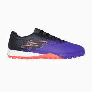 Buty piłkarskie męskie Skechers Razor Academy Gold 1.5 TF purple