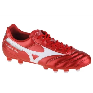 Buty piłkarskie Mizuno Morelia Ii Pro Md M P1GA221360 czerwone pomarańcze i czerwienie