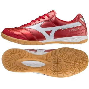 Buty piłkarskie Mizuno Morelia Sala Elite In Q1GA221060 czerwone pomarańcze i czerwienie