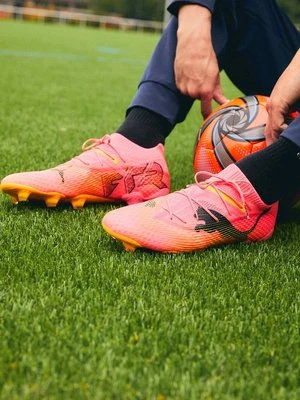 Buty piłkarskie na twardą nawierzchnię Puma pomarańczowy melanż