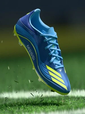Buty piłkarskie na twardą nawierzchnię Adidas błękit królewski