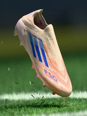 Buty piłkarskie na twardą nawierzchnię Adidas pomarańczowy