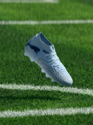 Buty piłkarskie na twardą nawierzchnię Puma jasnoniebieski