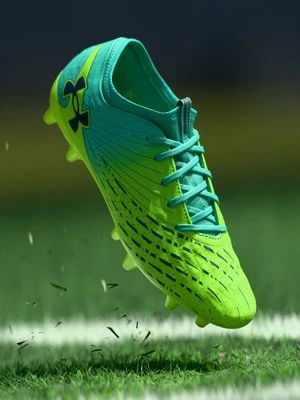 Buty piłkarskie na twardą nawierzchnię Under Armour oliwkowy